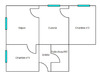 Ma-Cabane - Vente Appartement Vence, 55 m²
