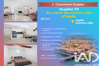 achat appartement agde 34300