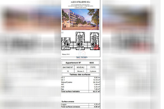 achat appartement aubervilliers 93300