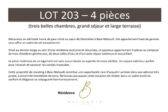 achat appartement baie-mahault 97122