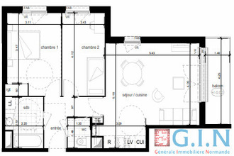 achat appartement bihorel 76420