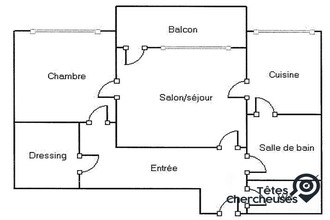 achat appartement bron 69500