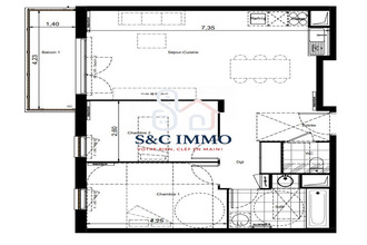 achat appartement brunoy 91800