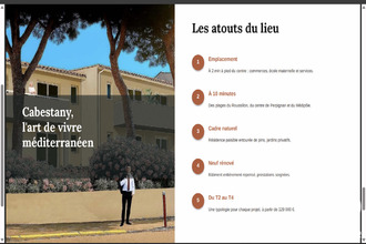 achat appartement cabestany 66330