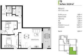 achat appartement carquefou 44470