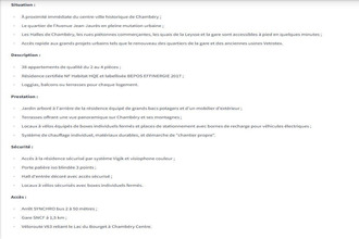 achat appartement chambery 73000