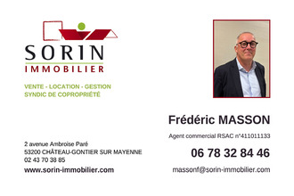 achat appartement chateau-gontier 53200