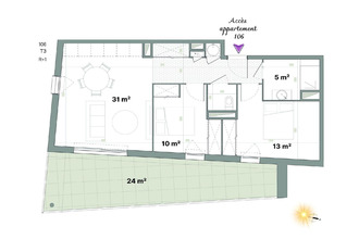 achat appartement clarensac 30870