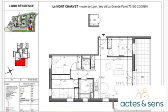 achat appartement cognin 73160