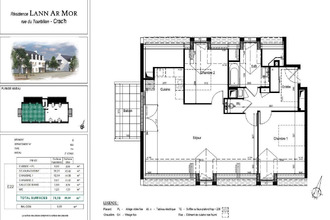 achat appartement crach 56950