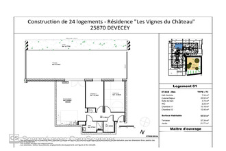 achat appartement devecey 25870
