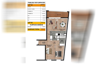 achat appartement donville-les-bains 50350
