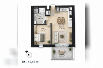 achat appartement douvres-la-delivrande 14440