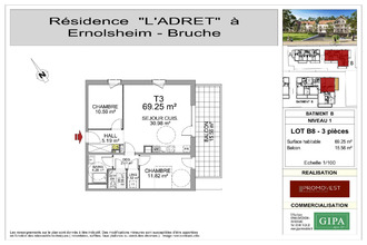 achat appartement ernolsheim-bruche 67120