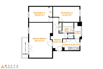 achat appartement feyzin 69320