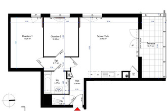 achat appartement genas 69740