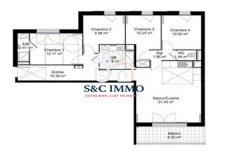 achat appartement jouy-le-moutier 95280