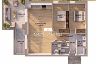 achat appartement lahonce 64990