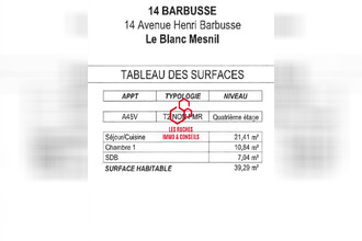 achat appartement le-blanc-mesnil 93150