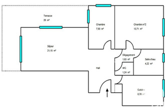 achat appartement le-cannet 06110