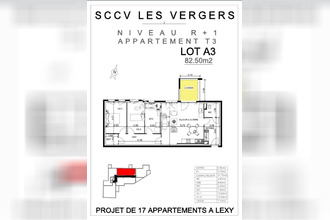 achat appartement lexy 54720