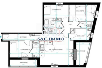 achat appartement magny-le-hongre 77700