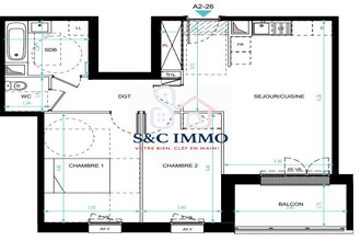 achat appartement magny-le-hongre 77700