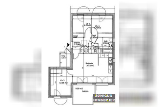 achat appartement mery 73420