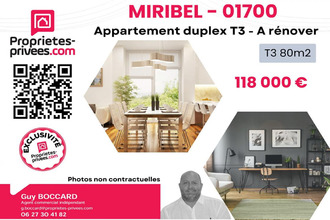achat appartement miribel 01700