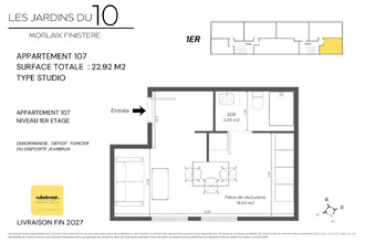 achat appartement morlaix 29600