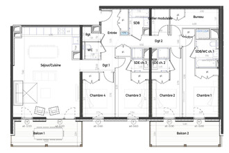 achat appartement mt-de-lans 38860