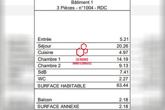 achat appartement noisiel 77186