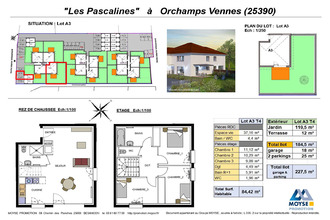achat appartement orchamps-vennes 25390
