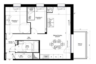 achat appartement paimpol 22500