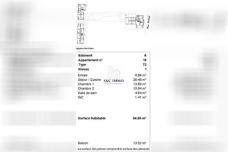 achat appartement pantin 93500