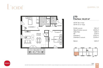 achat appartement quimper 29000