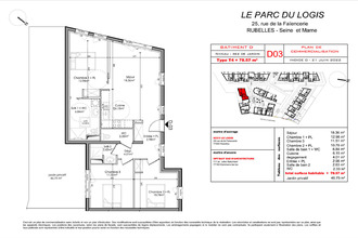 achat appartement rubelles 77950