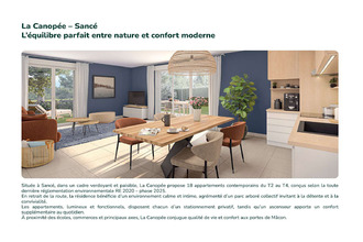achat appartement sance 71000