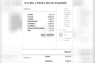 achat appartement serris 77700