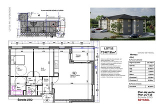 achat appartement seyssel 01420