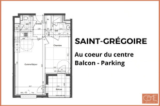achat appartement st-gregoire 35760