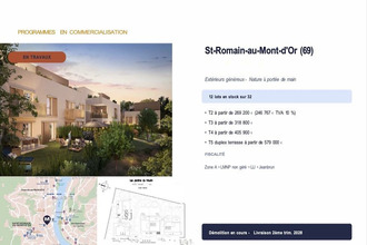 achat appartement st-romain-au-mt-d-or 69270