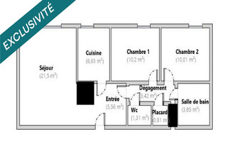 achat appartement thiais 94320