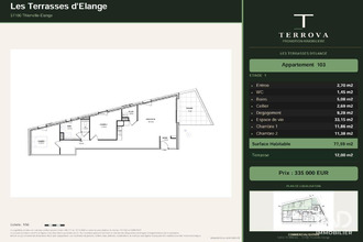 achat appartement thionville 57100