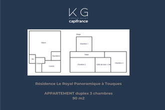 achat appartement touques 14800