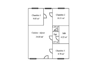 achat appartement tourcoing 59200