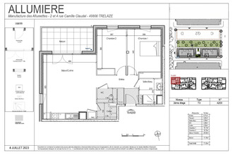 achat appartement trelaze 49800