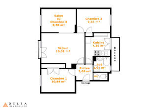 achat appartement venissieux 69200