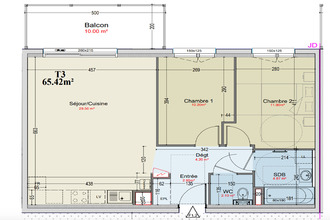 achat appartement woippy 57140