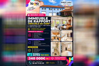 achat immeuble baccarat 54120